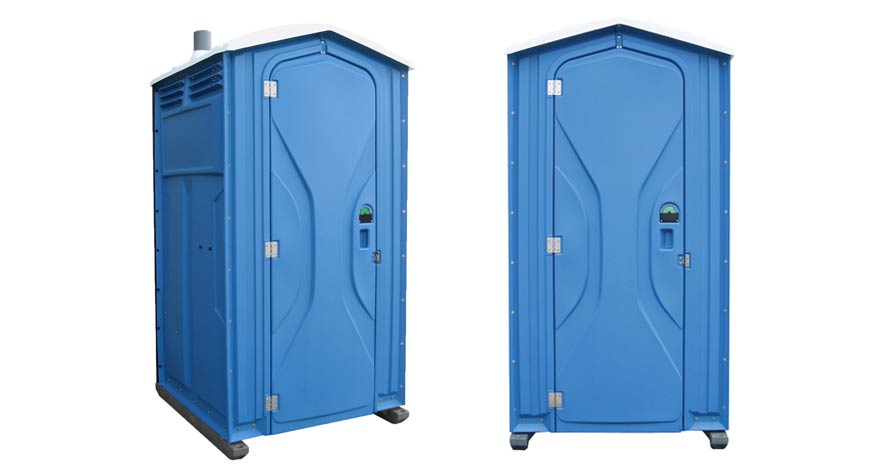 Long-term porta potty units on site in Salt Lake City, Utah